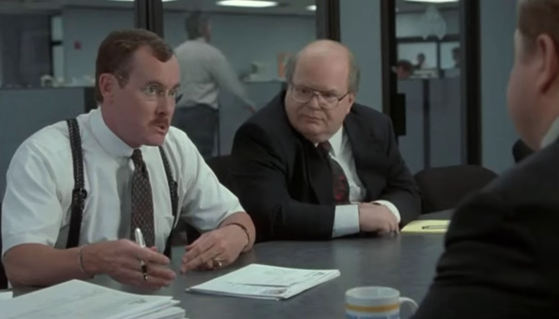 The Bobs from Office Space explaining their approach